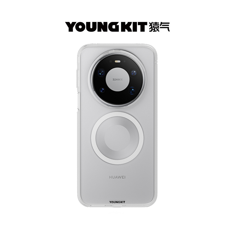 猿气清透系列适用于华为mate80手机壳pro全包保护套透明磁吸