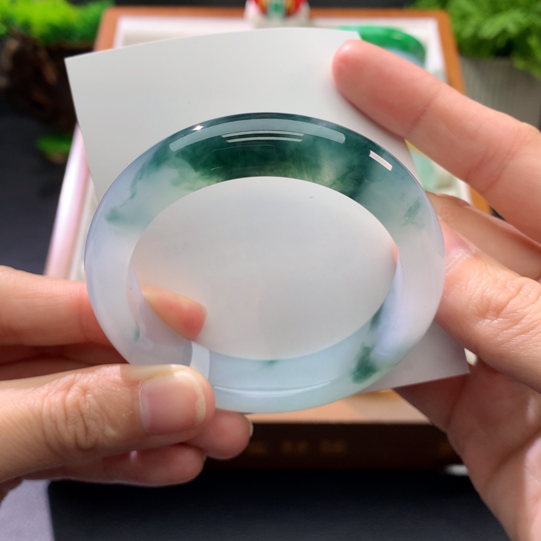 翡翠未镶嵌手镯闪购 11