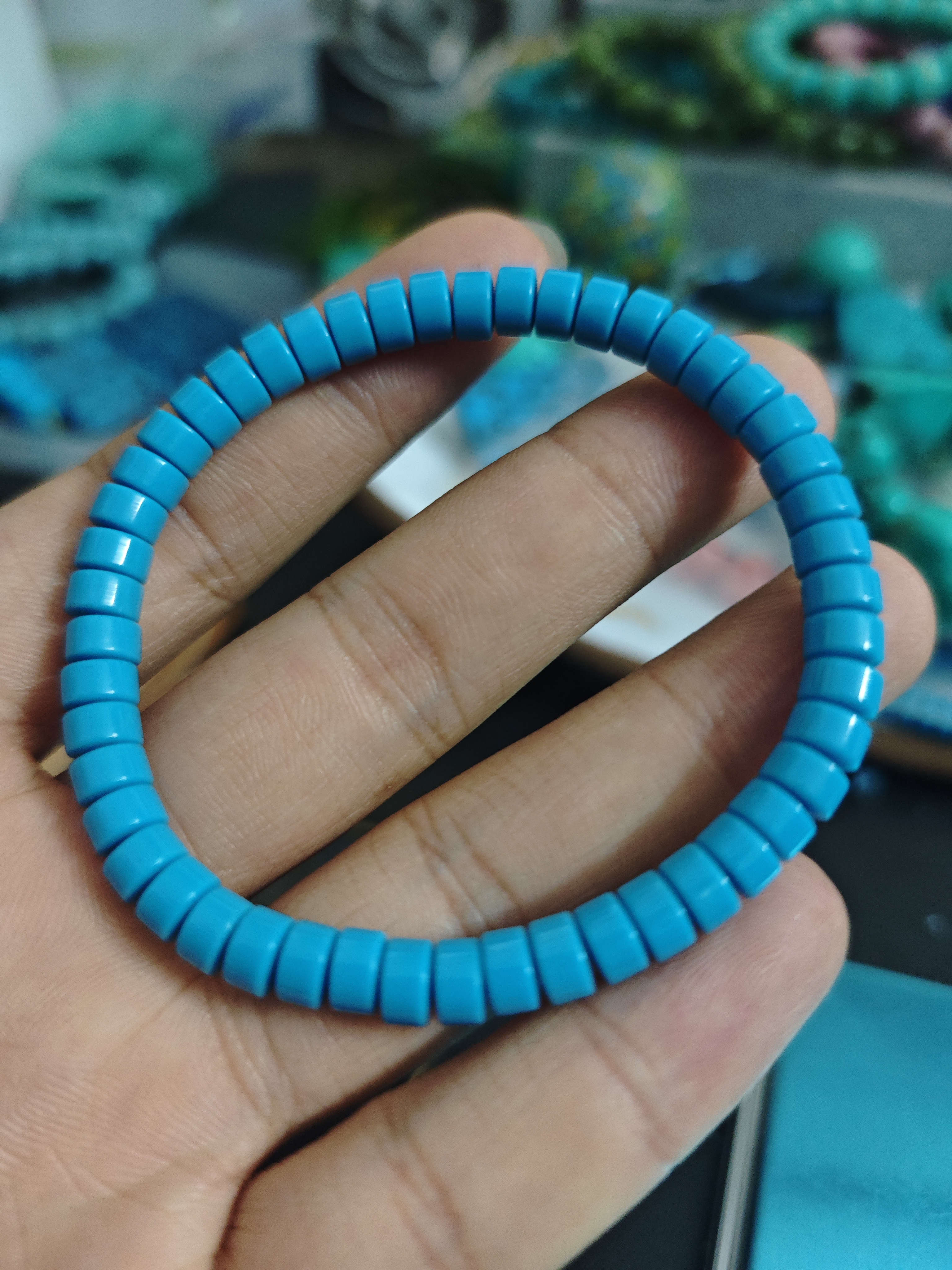 g21 高瓷蓝药片手串6mm
