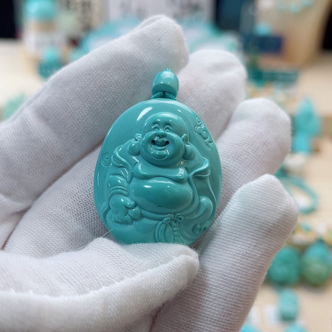 绿松石珠宝奇石未镶嵌