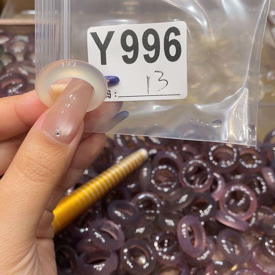玛瑙/玉髓未镶嵌戒指996