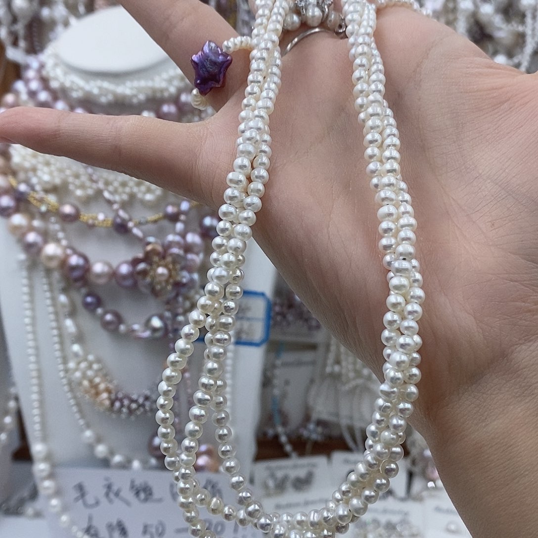 *****银S925镶嵌耳饰淡水珍珠