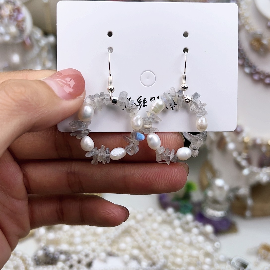 淡水珍珠颈饰银S925镶嵌