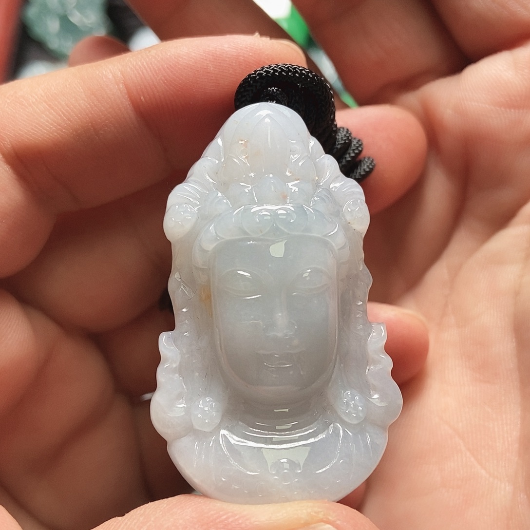 翡翠未镶嵌颈饰翡翠观音