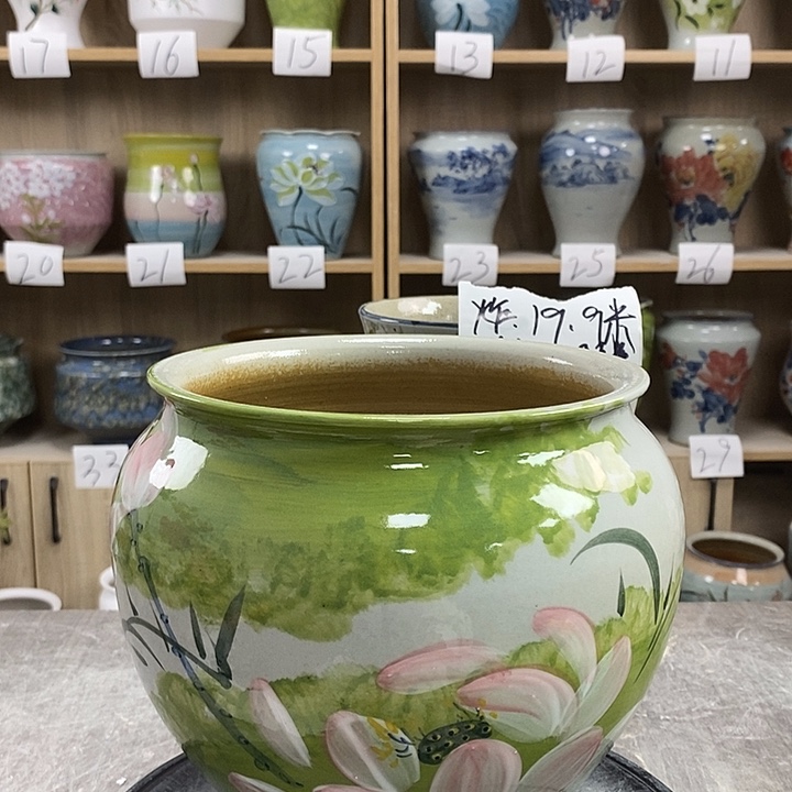 缸13zp景德镇陶瓷花盆