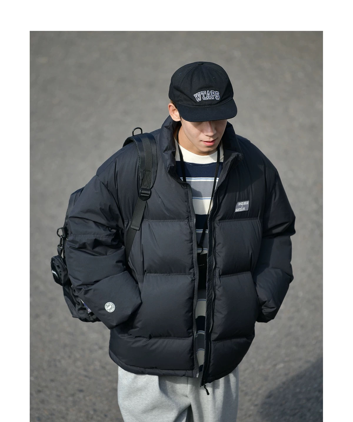 【潮牌】Y003高充绒量立领羽绒服