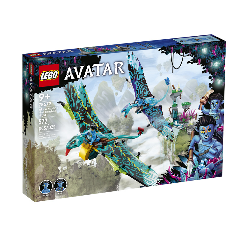 LEGO/乐高阿凡达75572杰克与涅提妮首次雷迅翼兽飞行之旅积木玩具
