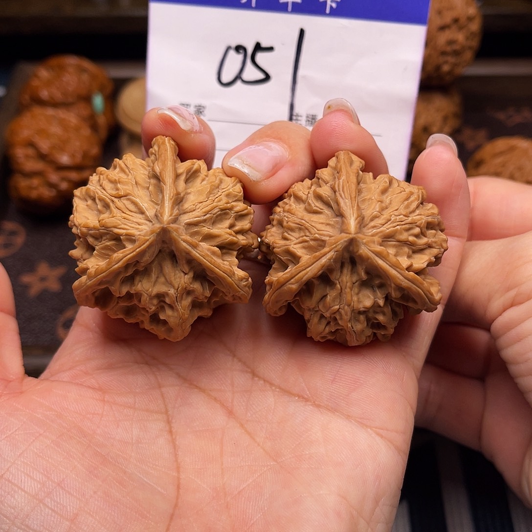 桃核吊坠盘山三棱40