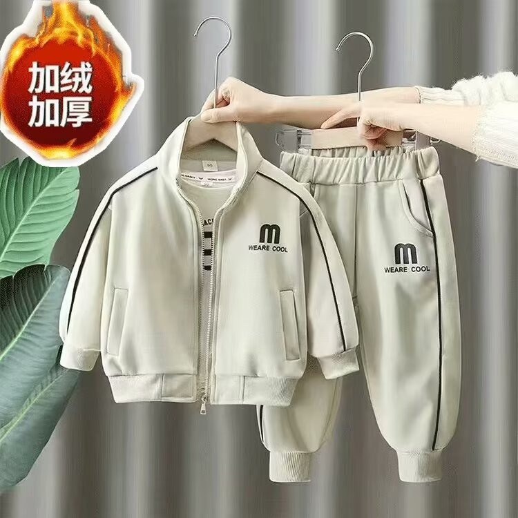 儿童圆领套装气质慵懒文艺原宿简约ins新款流行时尚百搭潮流日系