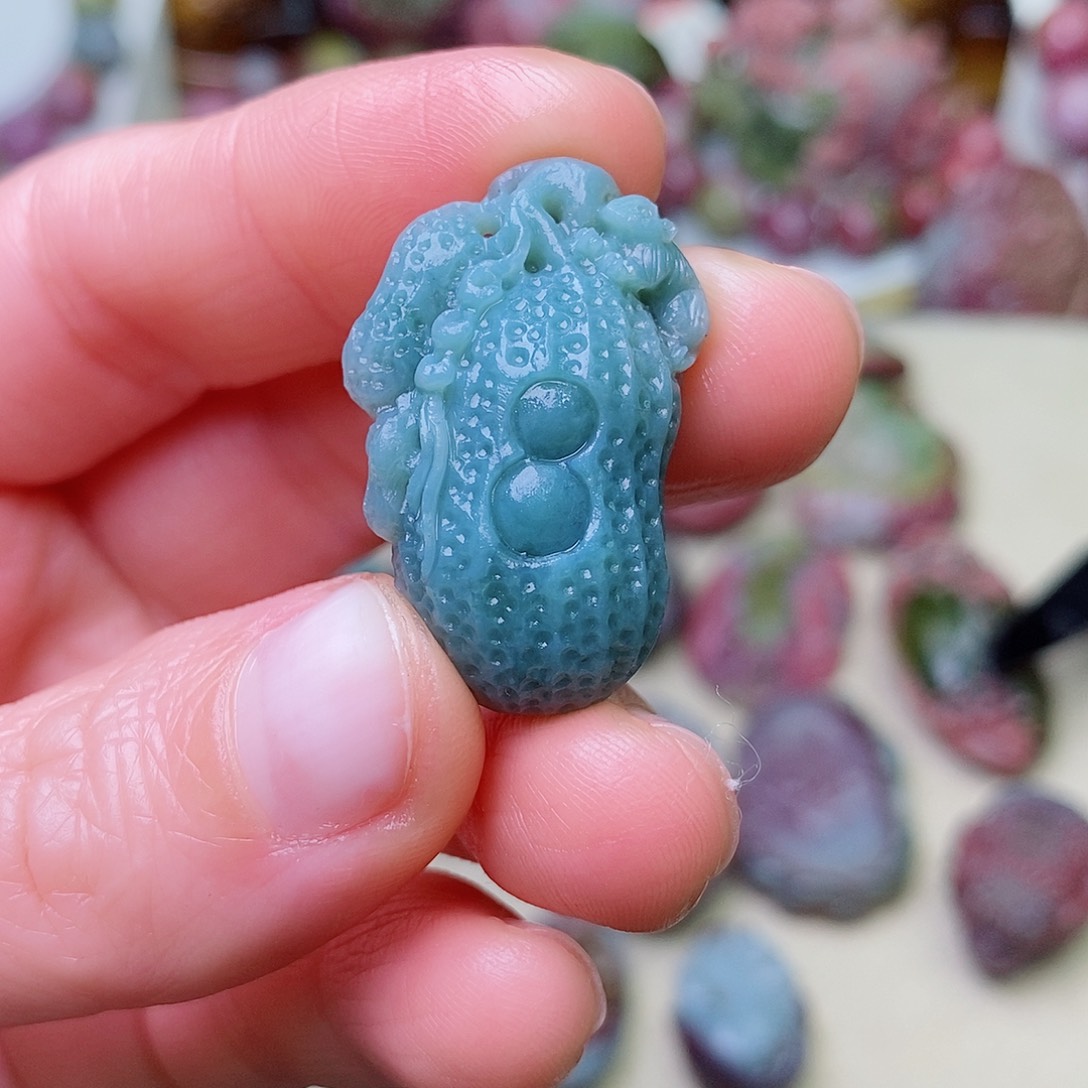 玛瑙/玉髓珠宝奇石未镶嵌苹*果盐源玛瑙定制