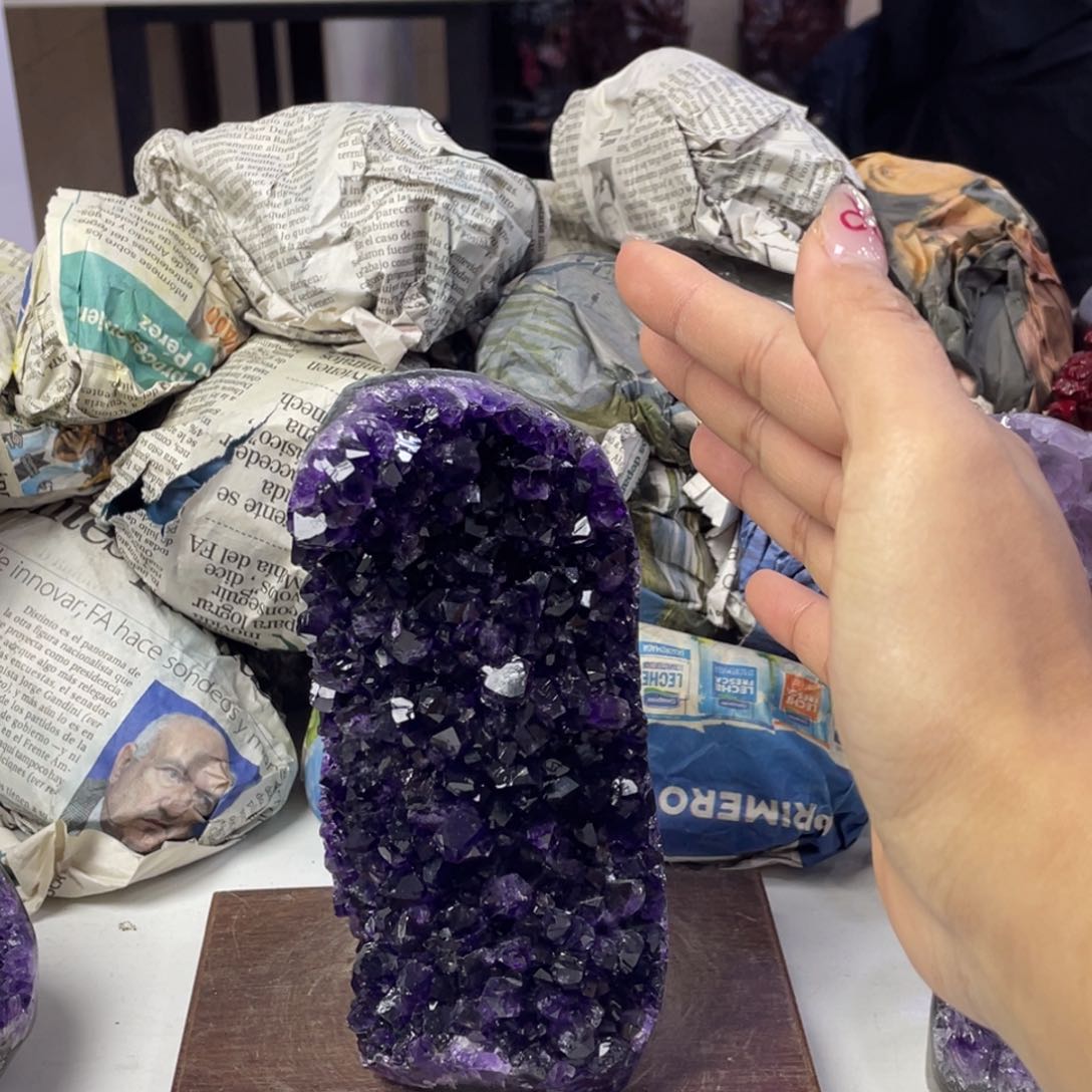 紫晶大型摆件（非配饰）未镶嵌黑*