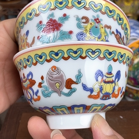 景德镇陶瓷藏式茶碗