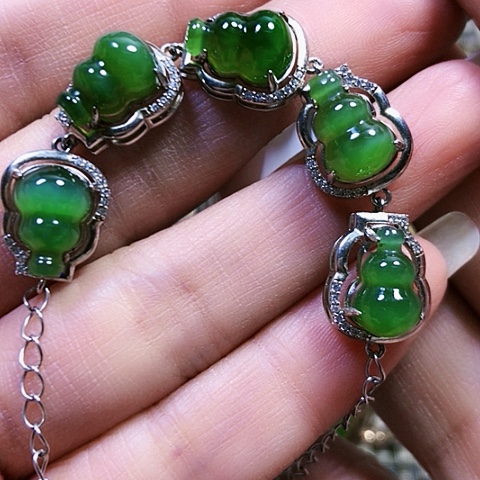 和田玉银S925镶嵌戒指