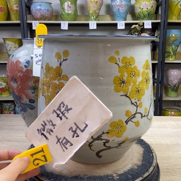 景德镇高温陶瓷花盆