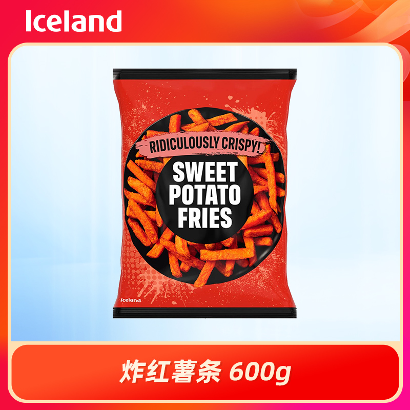 Iceland埃丝蓝 600 克超脆红薯薯条*2袋