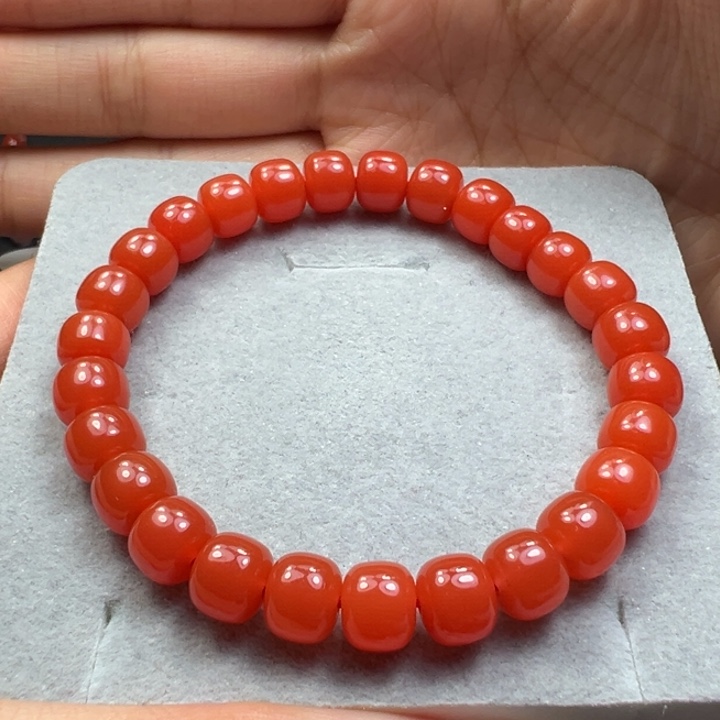 南红玛瑙未镶嵌手串