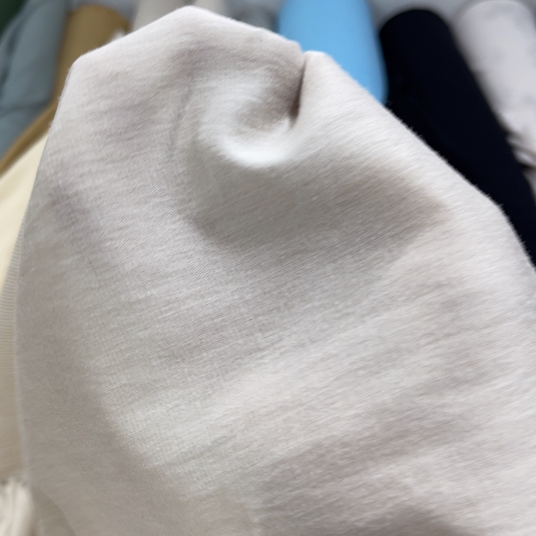 西****麻天丝汉麻7米薄款米白色