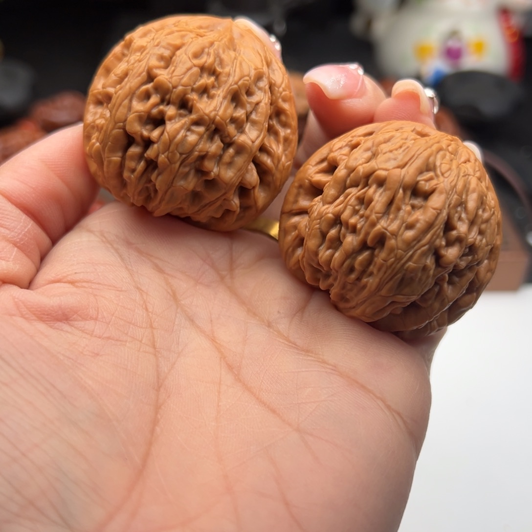 文玩核桃把件虎头王41