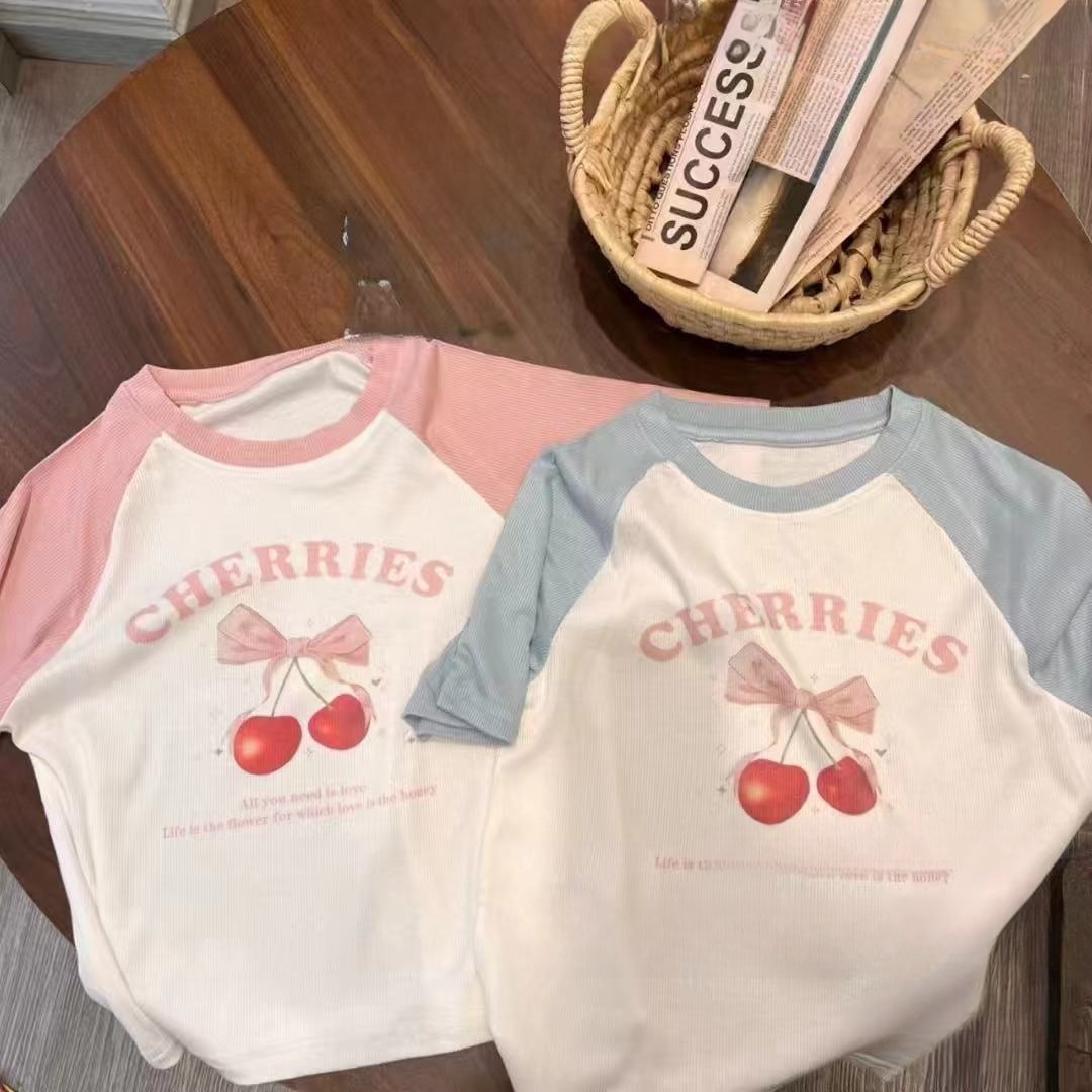 儿童2025夏季卡通超软休闲短袖B2678