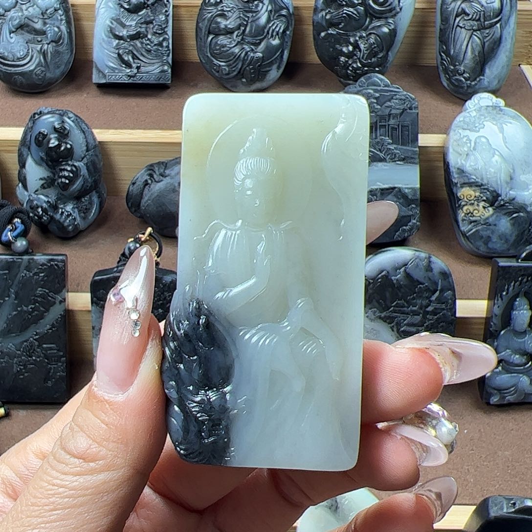 和田玉挂件未镶嵌西*