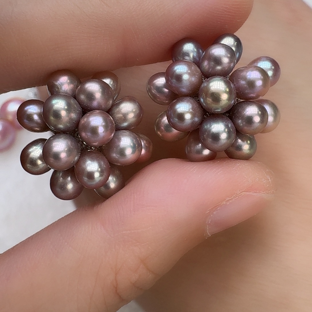 淡水珍珠未镶嵌耳饰