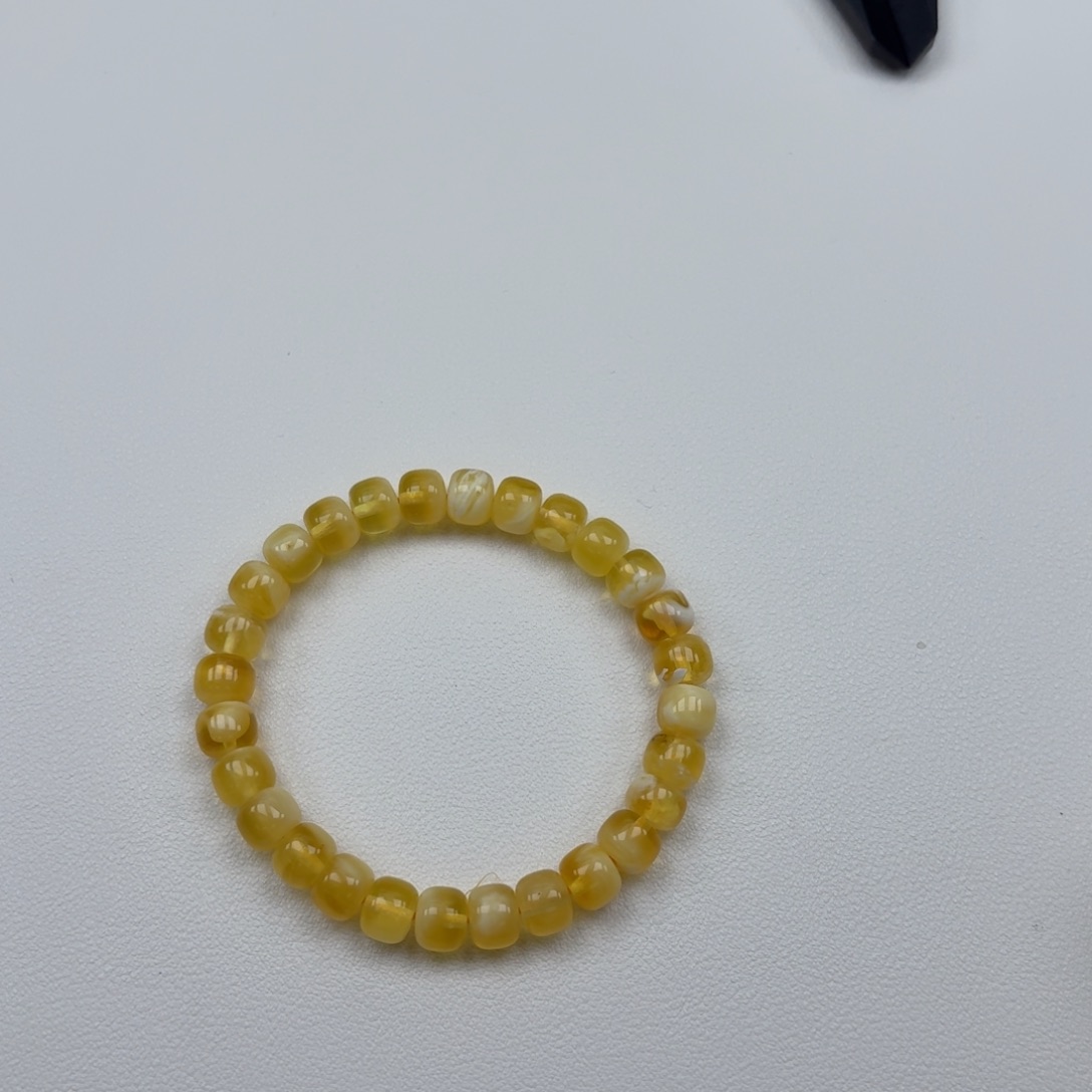 手链琥珀未镶嵌8.5mm精工老型