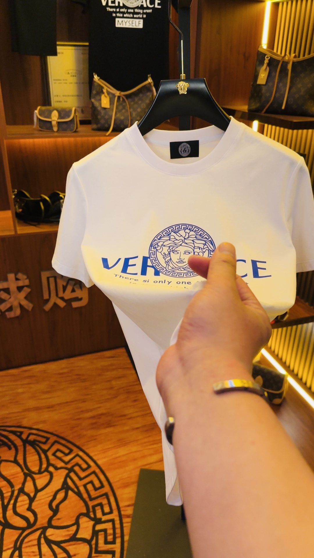 V-CE-【LAN联名】限定潮流经典百搭时尚明星男女同款半袖