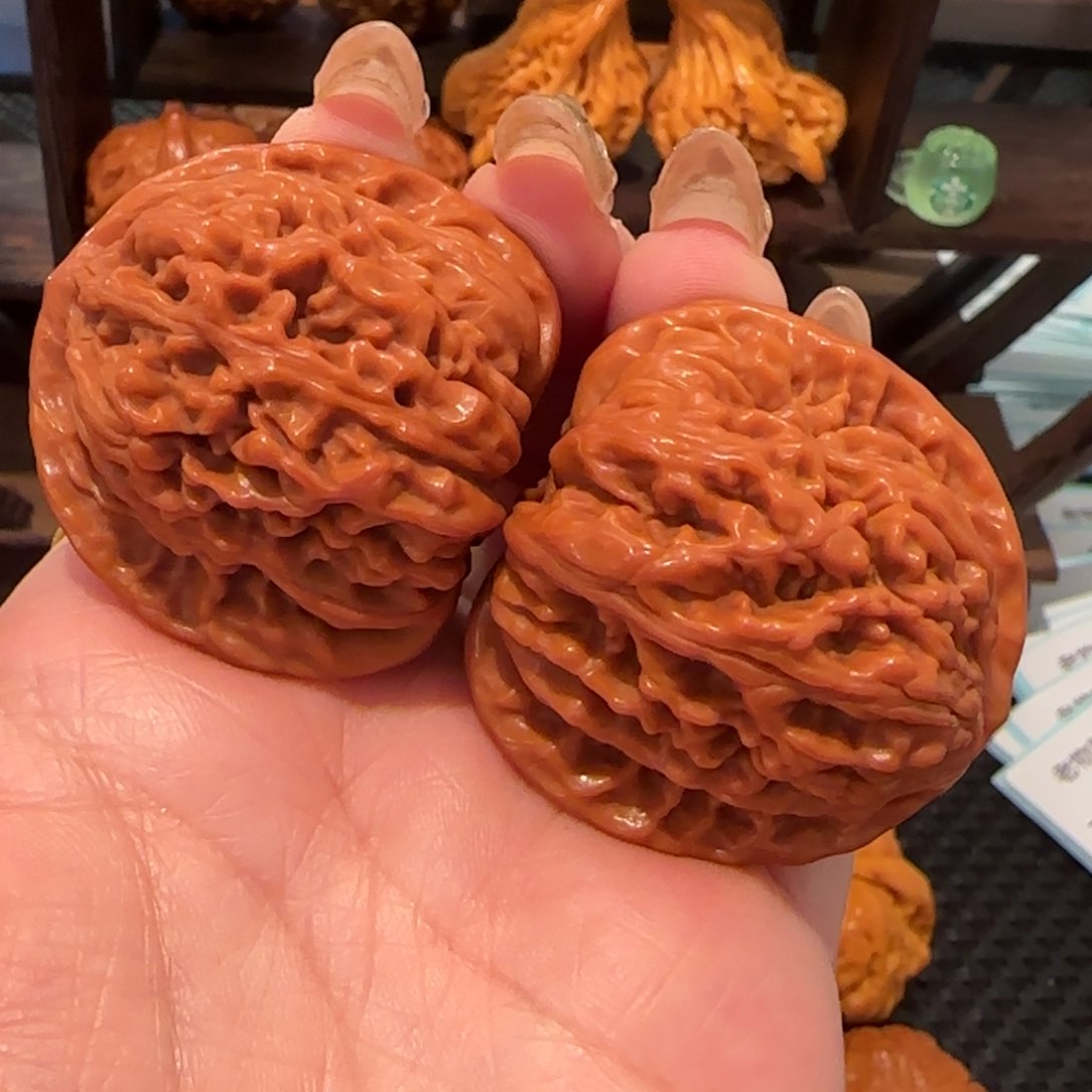 桃核吊坠四座楼40精品671