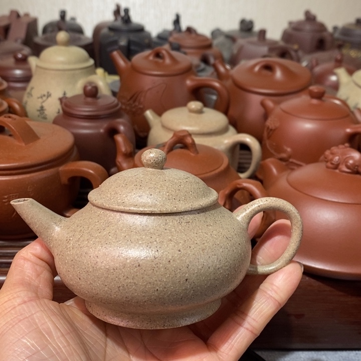 紫砂茶壶微瑕处理一把