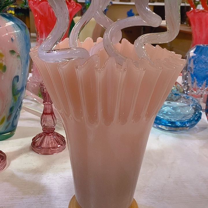 无铅玻璃琉璃花瓶高30口17