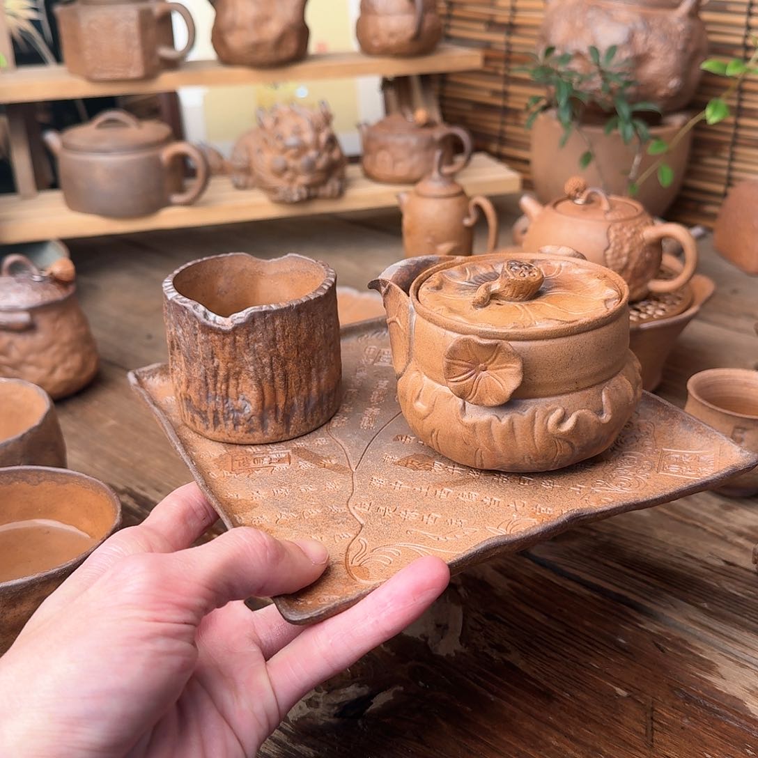 原矿老岩泥茶器系列