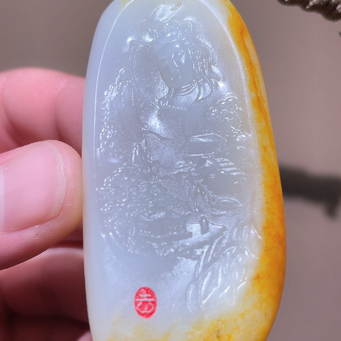 和田玉颈饰未镶嵌D1