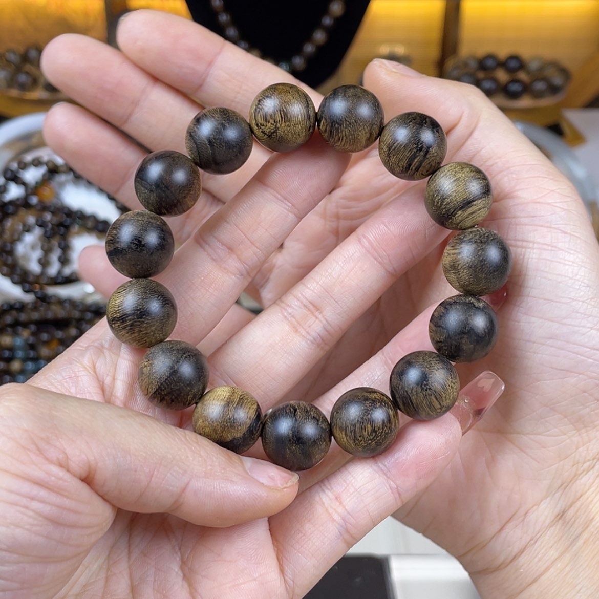 【闪购商品】沉香手串青*↗越南沉香