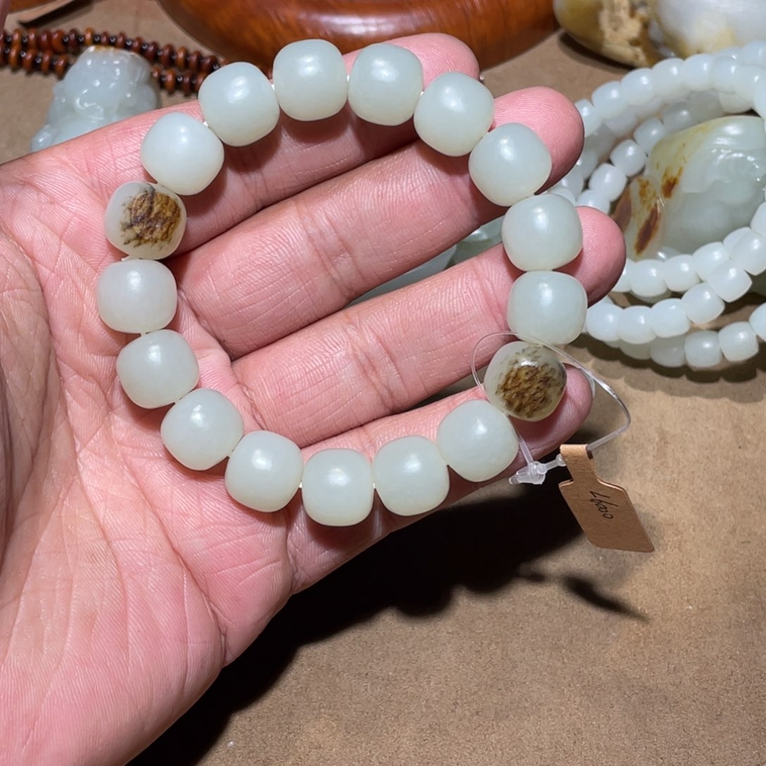 和田玉手串未镶嵌13mm