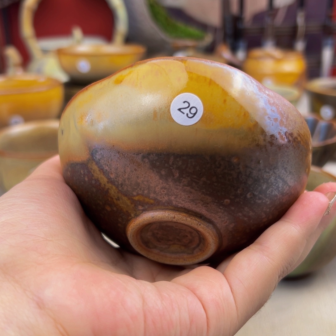 杯子纯手工柴烧主人杯