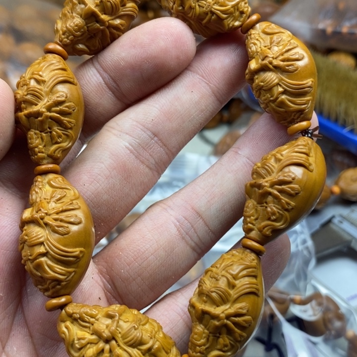 手串/手链橄榄核橄榄核雕工艺手串