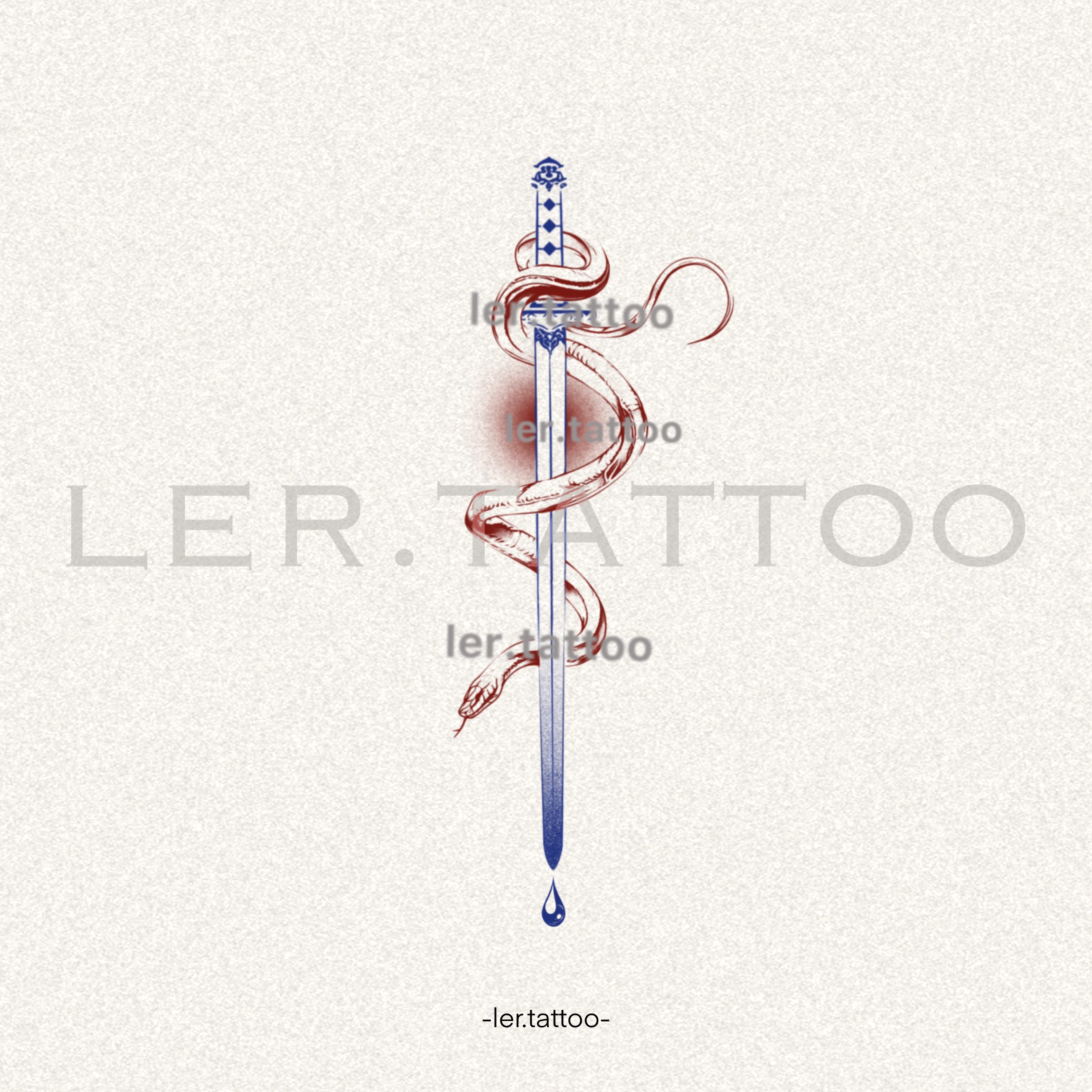 ler.tattoo｜新中式｜彩色纹身贴｜弑柔｜全店5张包邮