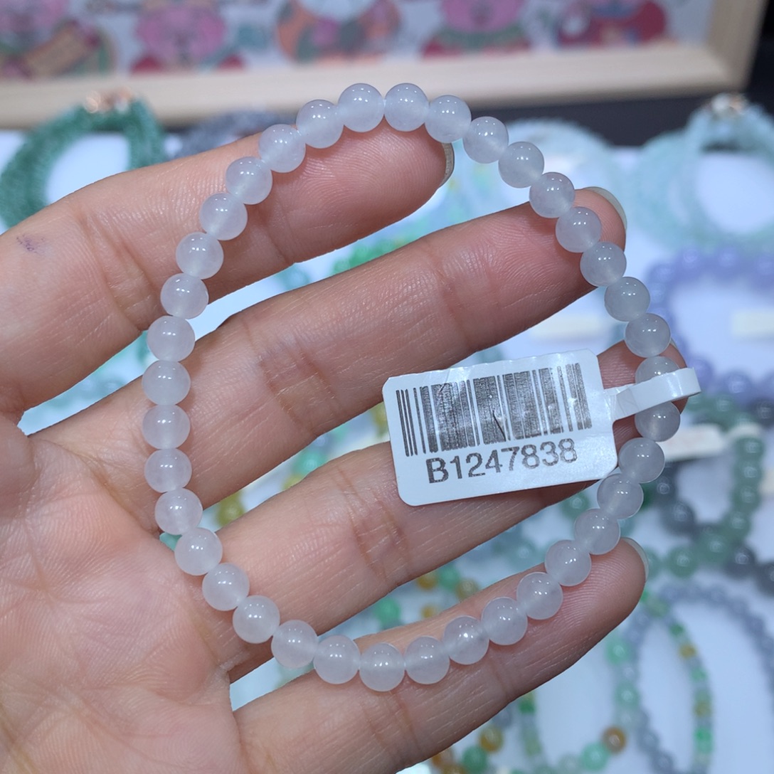 翡翠未镶嵌手链天然