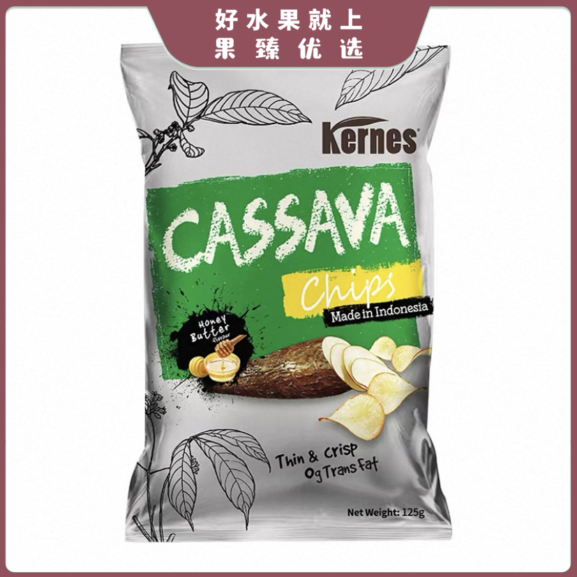 克恩兹-蜂蜜黄油味木薯片（印尼进口薯片）袋/125g