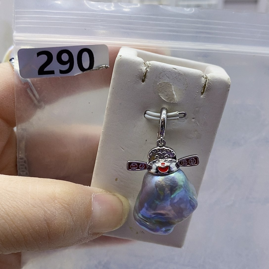 颈饰合金淡水珍珠