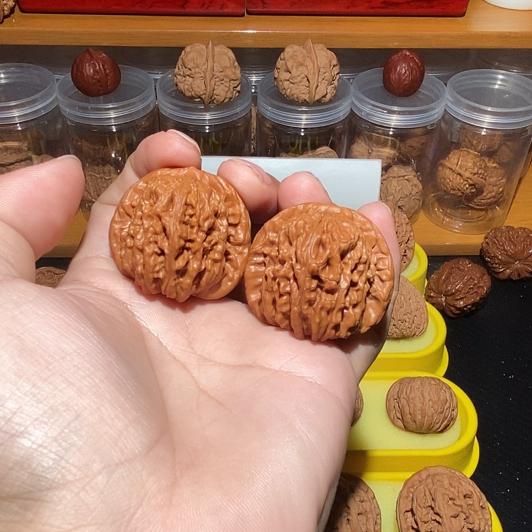 文玩核桃吊坠38四座楼