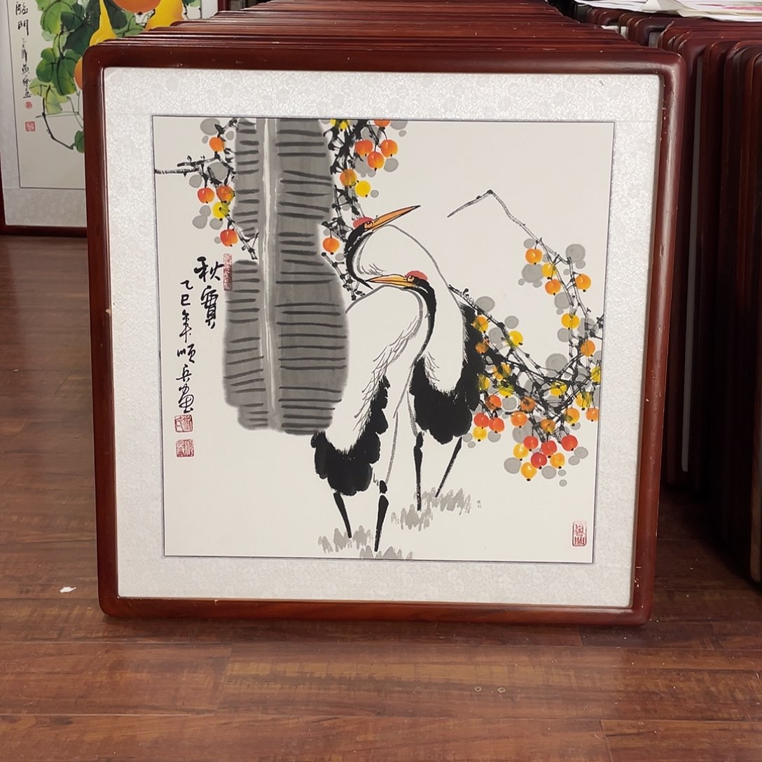 国画带框尺寸63*63厘米