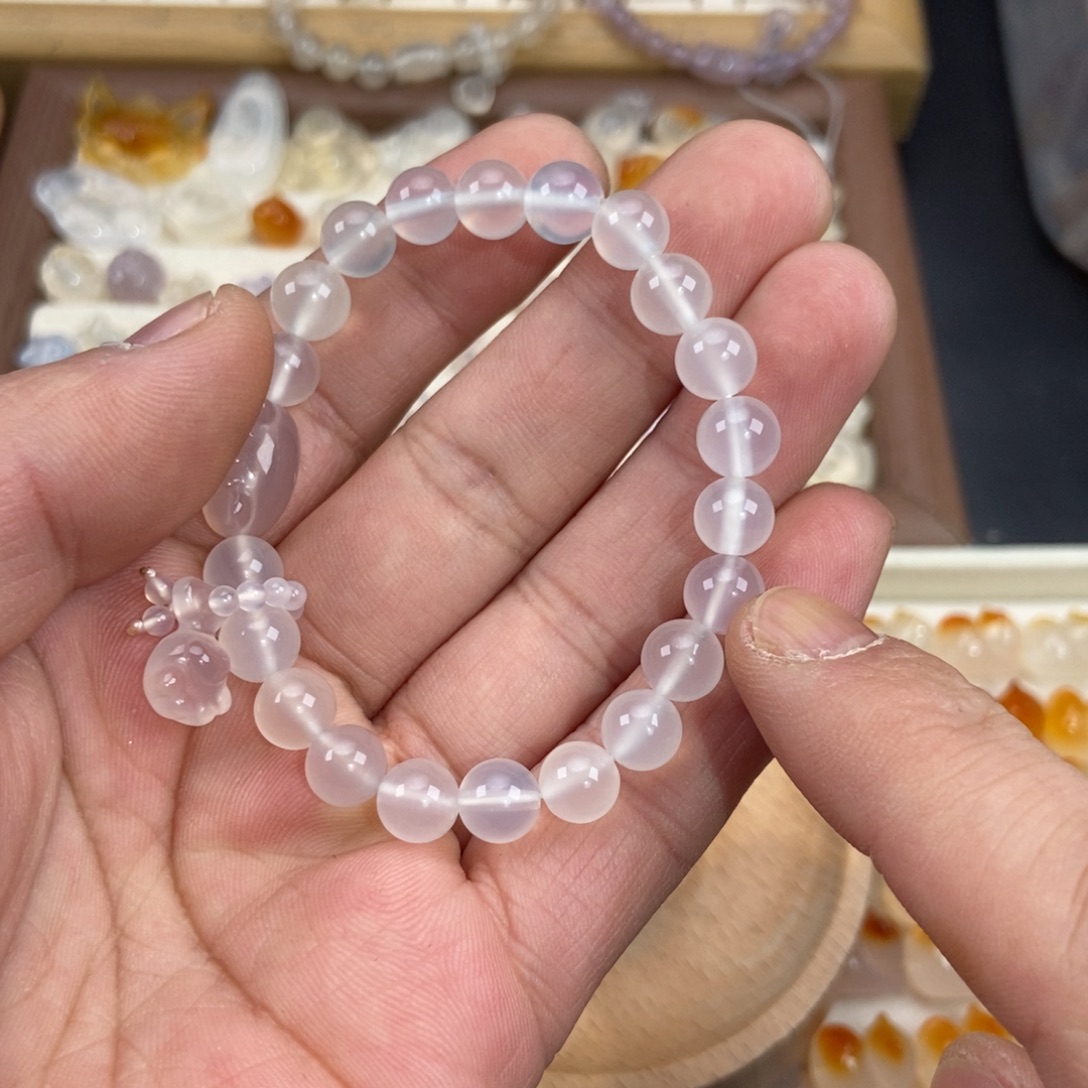 小***~玛瑙/玉髓未镶嵌手链小七