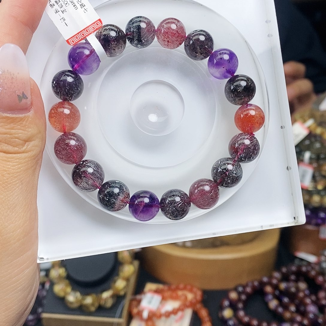 水晶手串多样性发其一未镶嵌