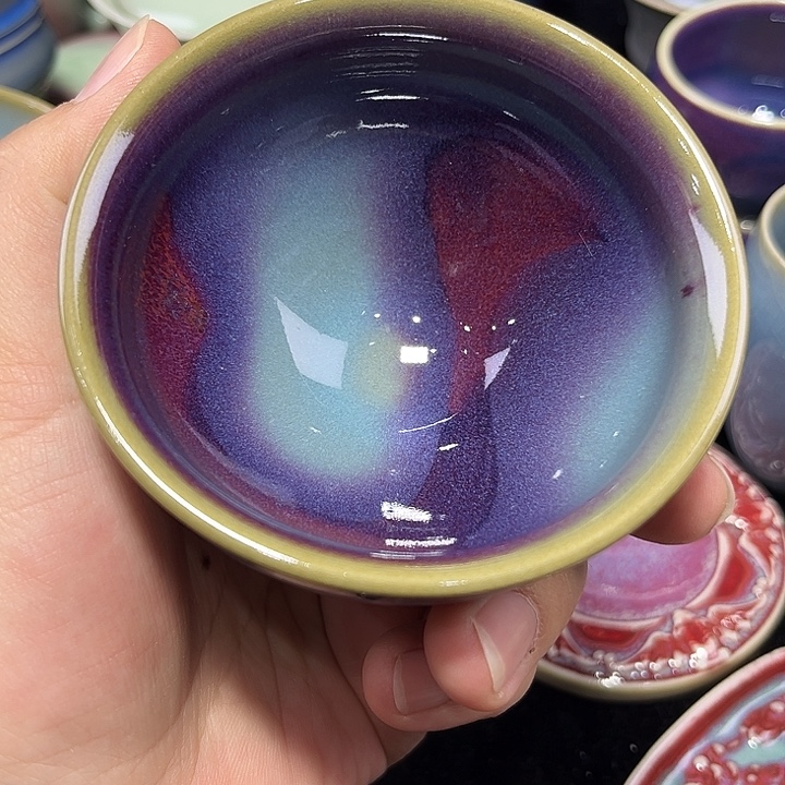 摆件陶钧窑茶器钧窑茶器