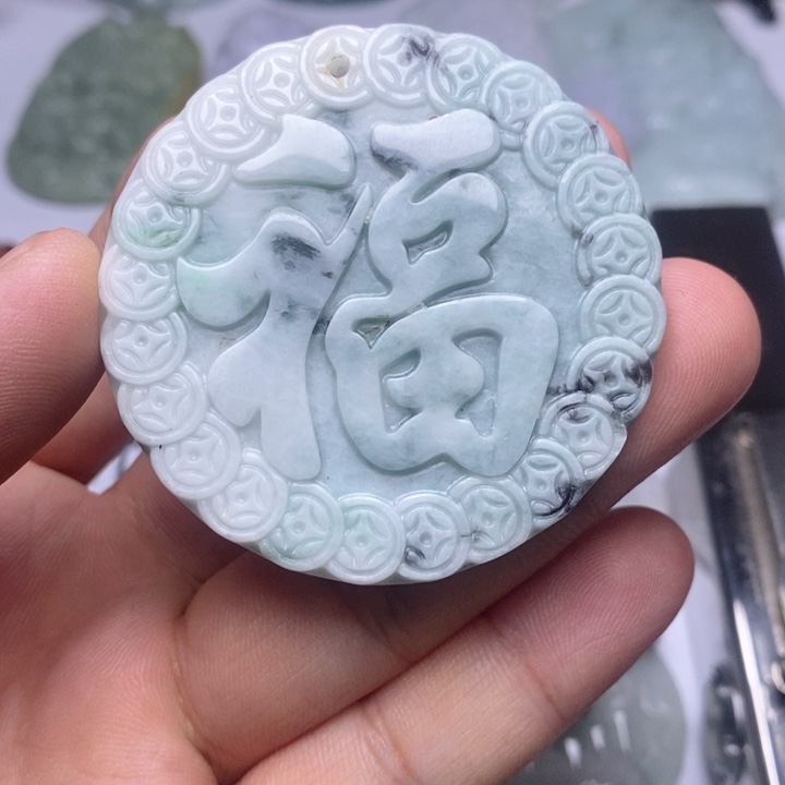 颈饰未镶嵌翡翠翡翠