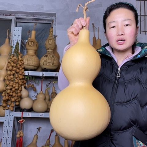 明****具天然植物葫芦文玩
