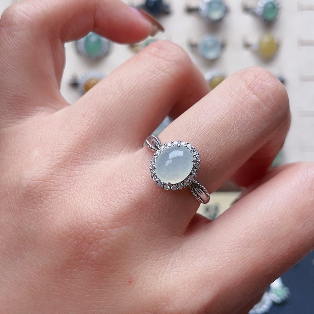 翡翠戒指未镶嵌戒指