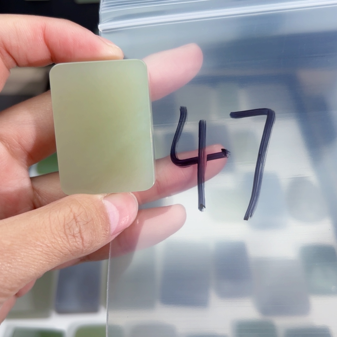 和田玉随形未镶嵌是***～