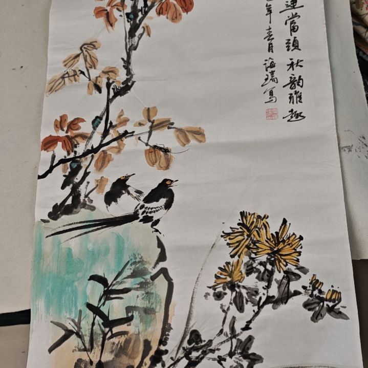 国画贾海瑞老师现场定制